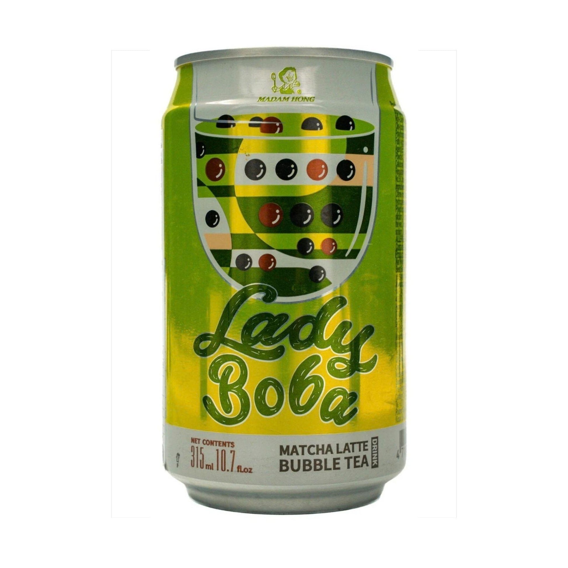 Madam Hong Lady Boba Bubble Tea Matcha Latte 315ml TWN