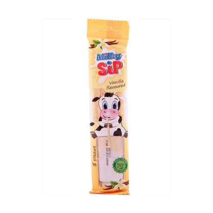 Milky Sip Straw Vanilla 5x6g