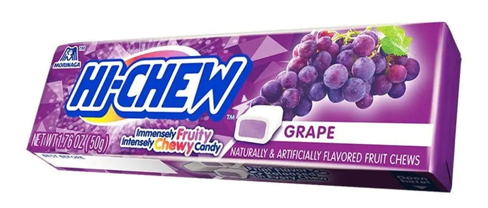Morinaga Hi-Chew Chewy Fruit Candy - Grape Flavour 50g