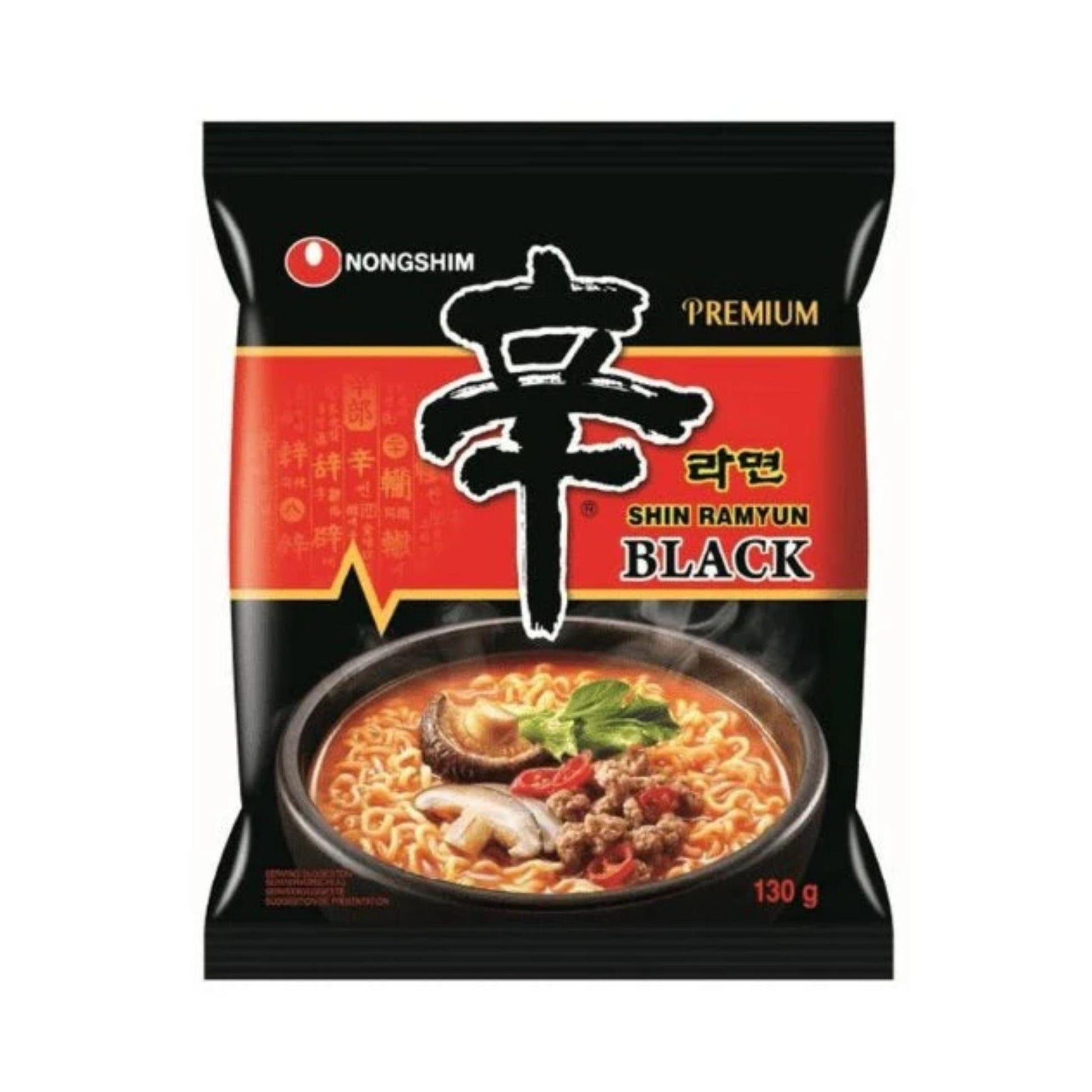 Nongshim Premium Shin Black Noodles 130g KOR