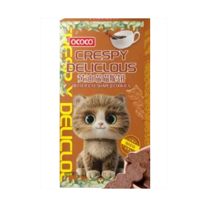 OCOCO Coffee Cat Shaped Cookie 32x80g CN