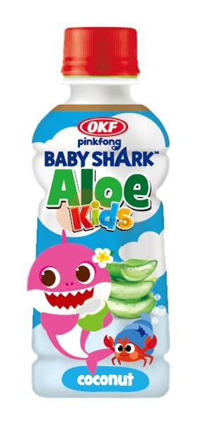 OKF Aloe Baby Shark Coconut 240ml