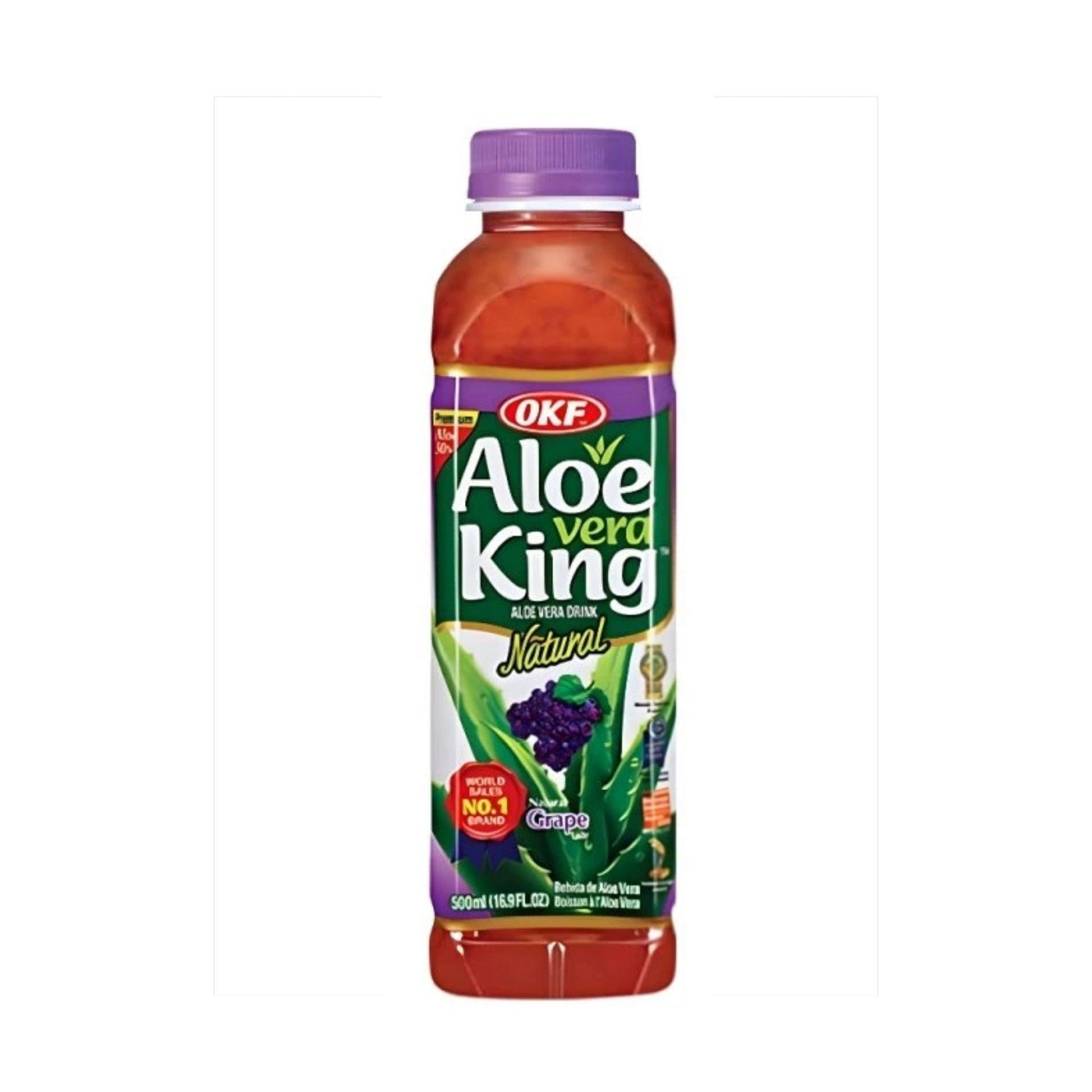 OKF Aloe Vera King Grape Drink 500ml KOR
