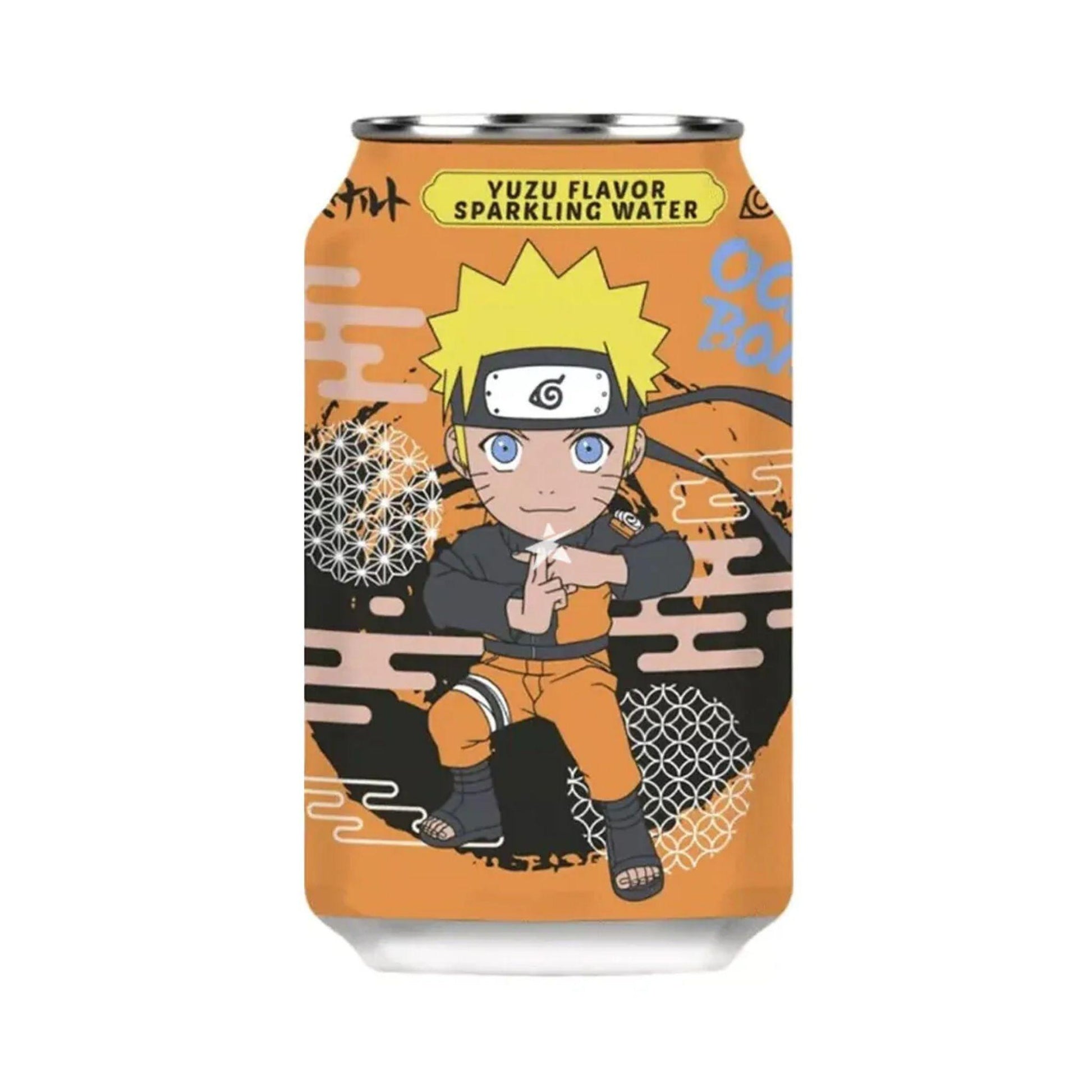 Ocean Bomb x Naruto (Naruto Uzumaki) Sparkling Water - Yuzu Flavour 330ml