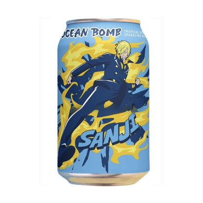 One Piece Tropical Fruit Flavored Soft Drink Sanji Ocean Bomb - 330mL