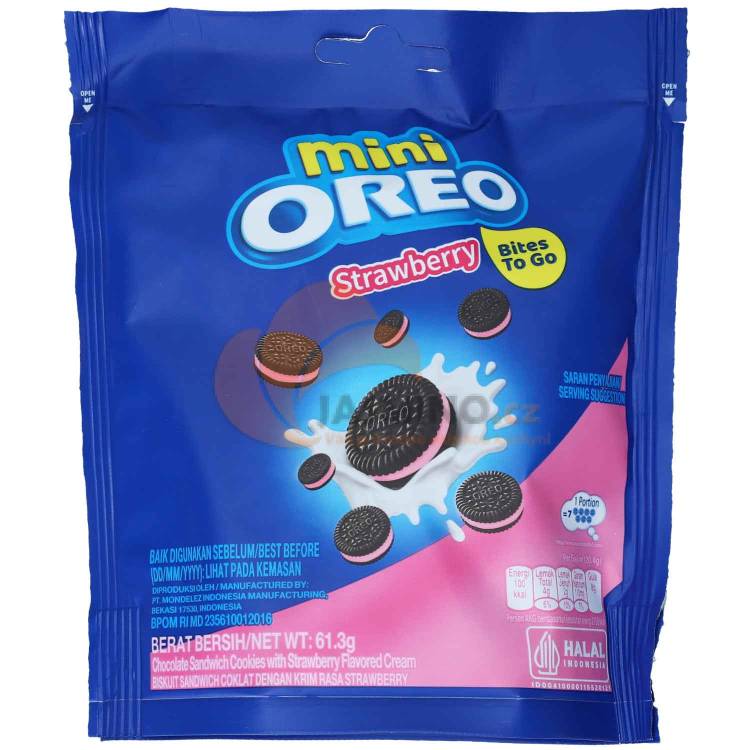 Oreo Mini Cookies Strawberry in Cup 61.3g - IND