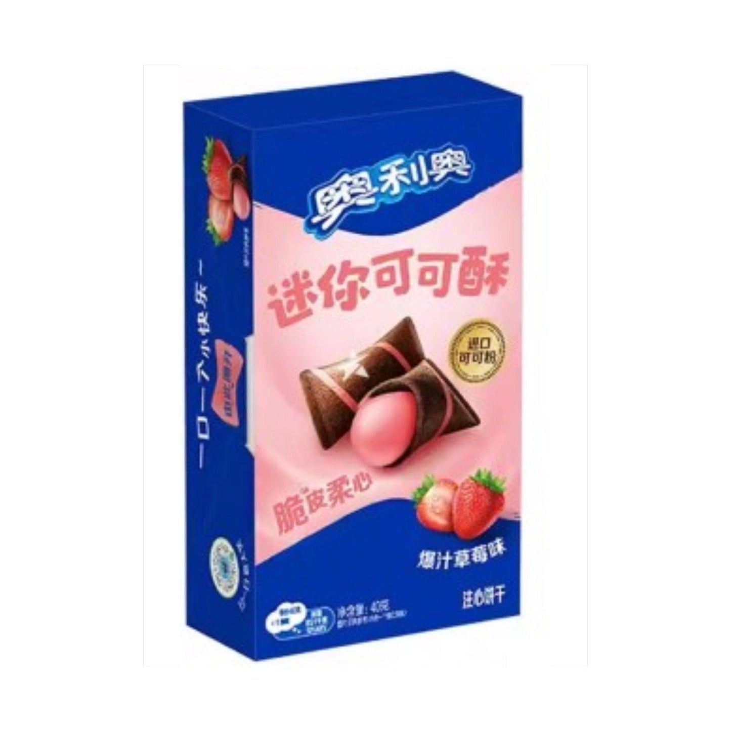 Oreo Mini Cocoa Crisp Strawberry 40g CHN