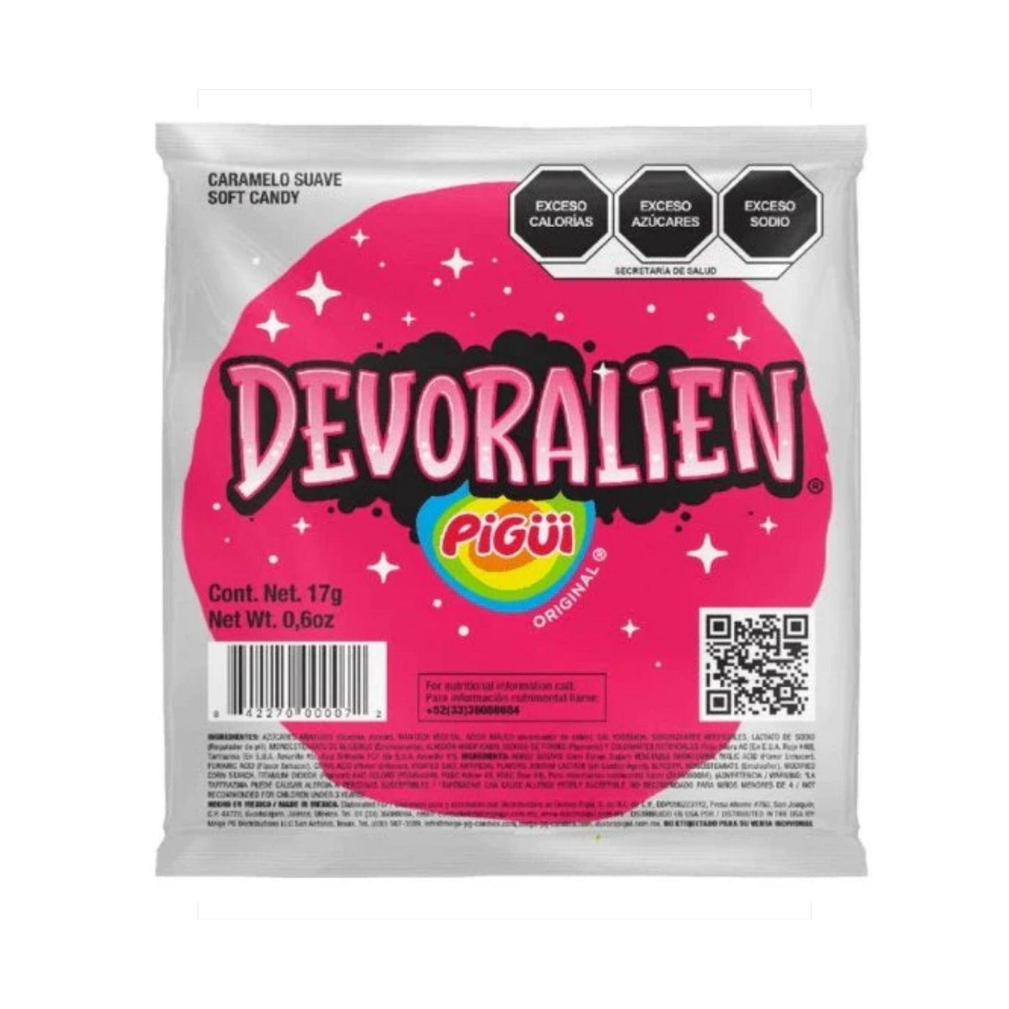 Pigui Devoralien Cherry Slaps TikTok 17g MEX