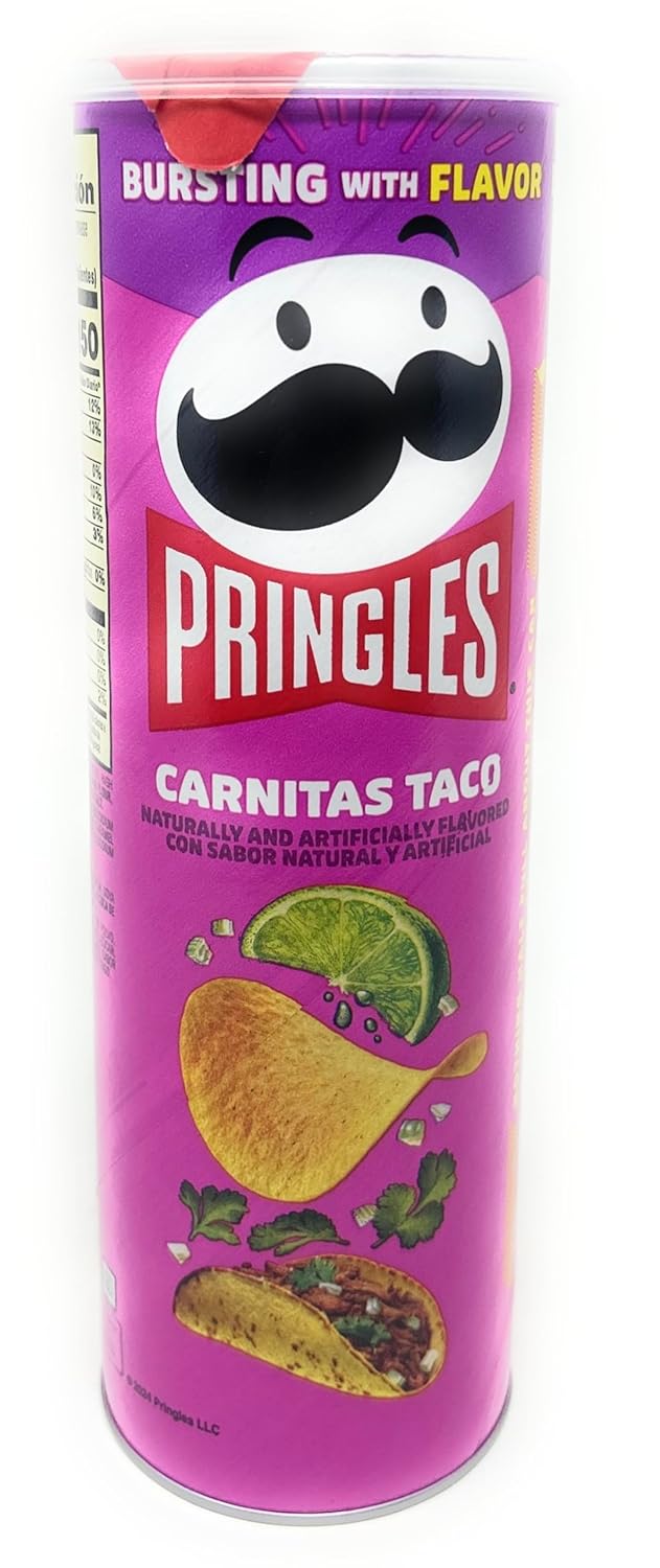 Pringles Carnitas Tacos Potato Chips