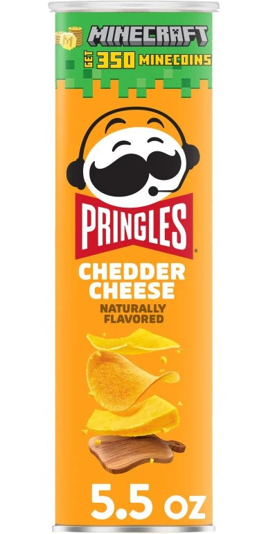 Pringles Minecraft Cheddar Cheese 158g USA