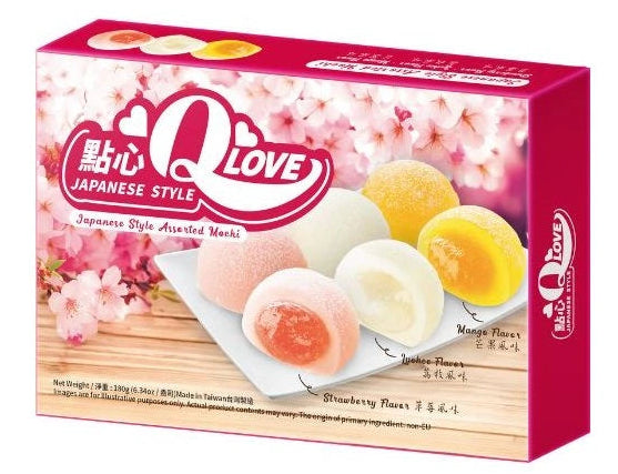 QLove Fruity Mix Mochi 180g TWN