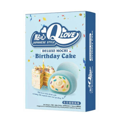 QLove Birthday Cake Deluxe Mochi 168g TWN