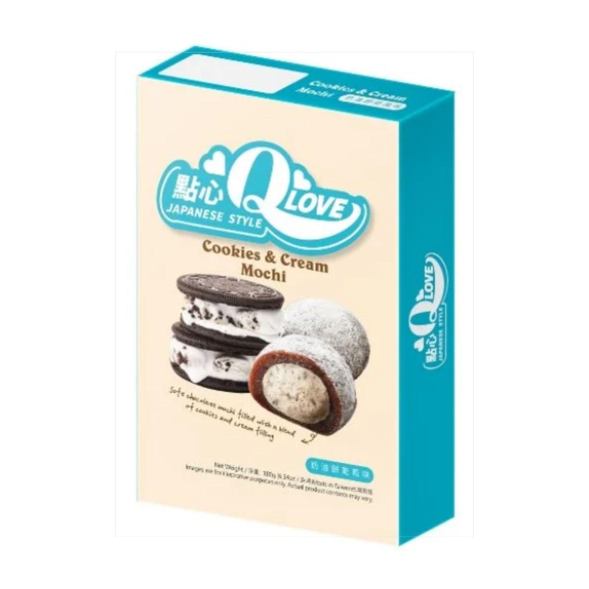 QLove Cookies & Cream Deluxe Mochi 180g TWN