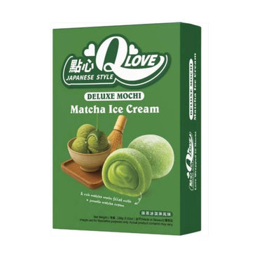 QLove Matcha Ice Cream Deluxe Mochi 168g TWN
