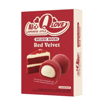 QLove Red Velvet Deluxe Mochi 168g TWN