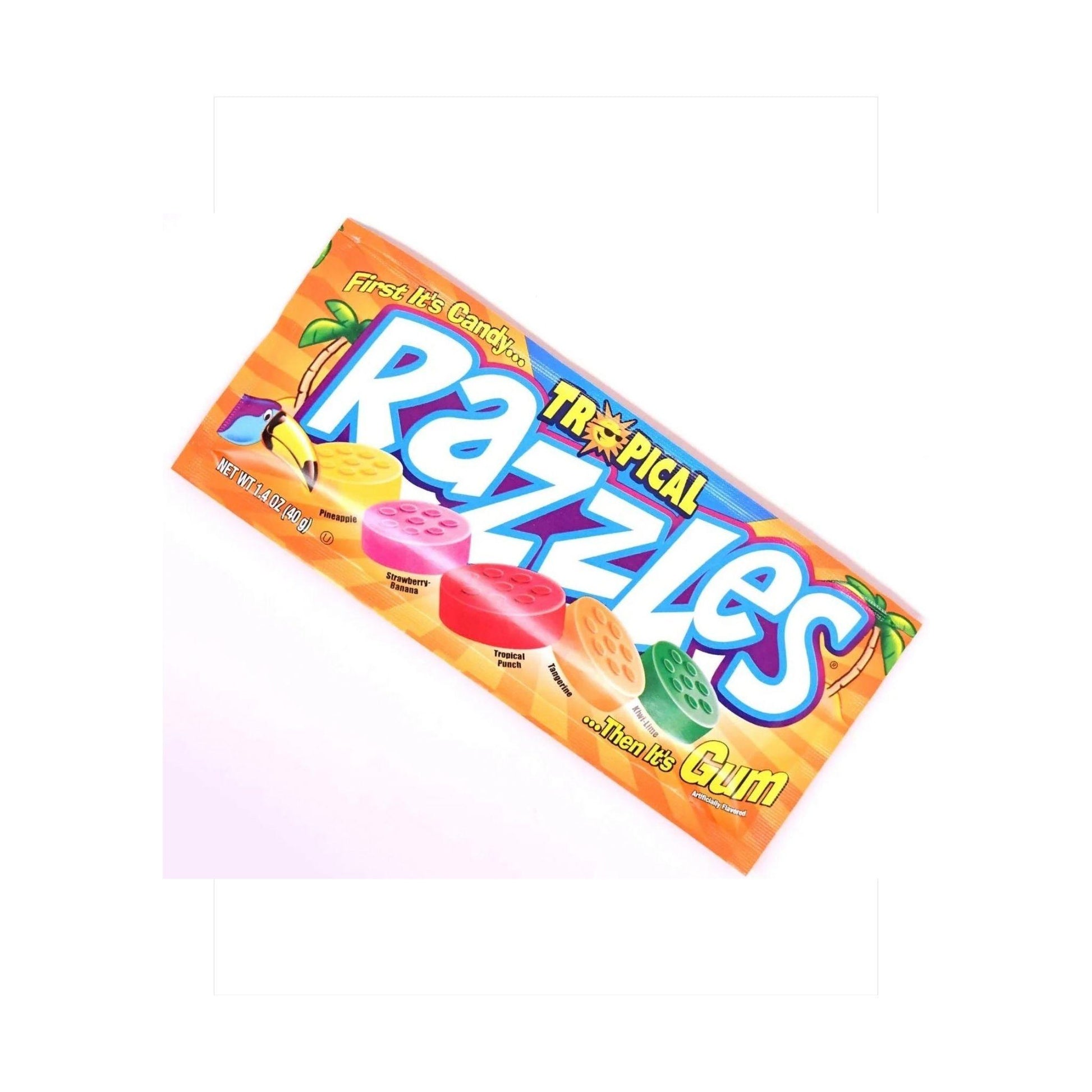 Razzles Tropical Flavor Candy/Gum