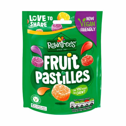Rowntree's Fruit Pastilles Sweets Sharing Bag 143g