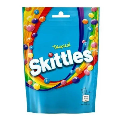 SKITTLES POUCH BAG 136G TROPICAL