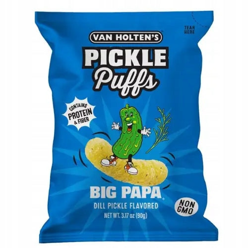 SNACK VAN HOLTENS 90 GR BIG PAPA PICKLE PUFFS