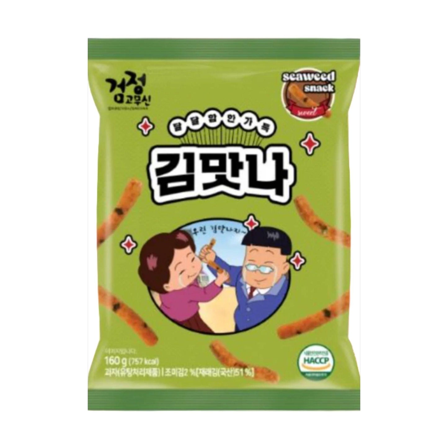 Seaweed Snack Sweet 160g KR