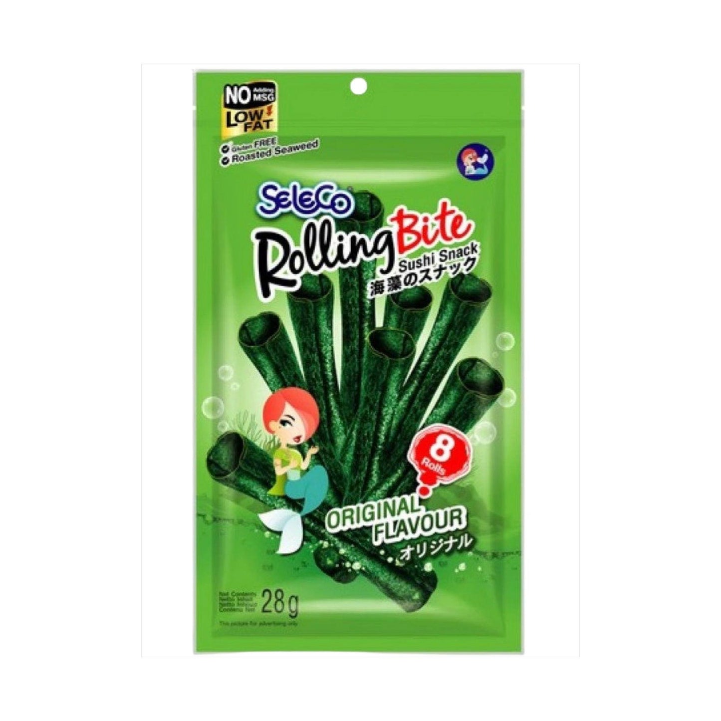 Seleco seaweed snack roll original 28g
