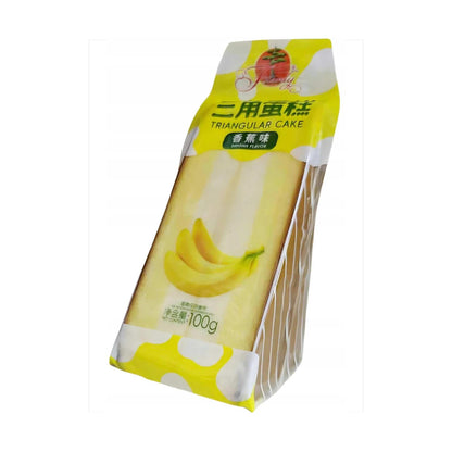 Soft Triangular Cake banana Flavour 100g Lex Jazz