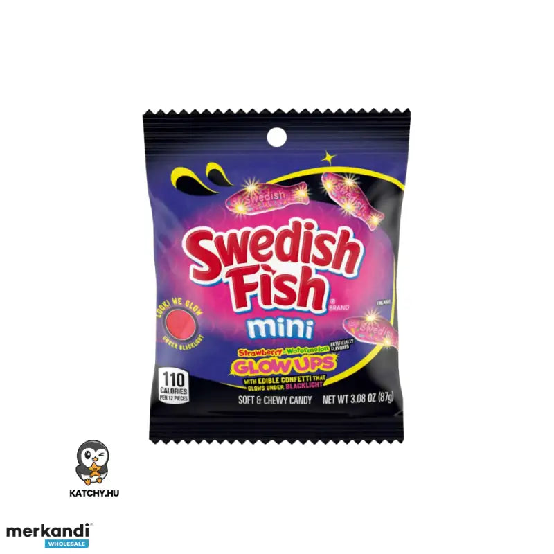 Swedish Fish Mini - Strawberry Watermelon Glow Ups