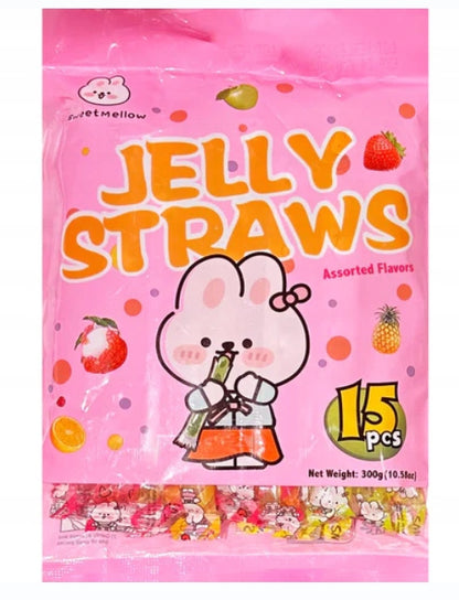 SweetMellow-Jelly Straws Assorted 300g
