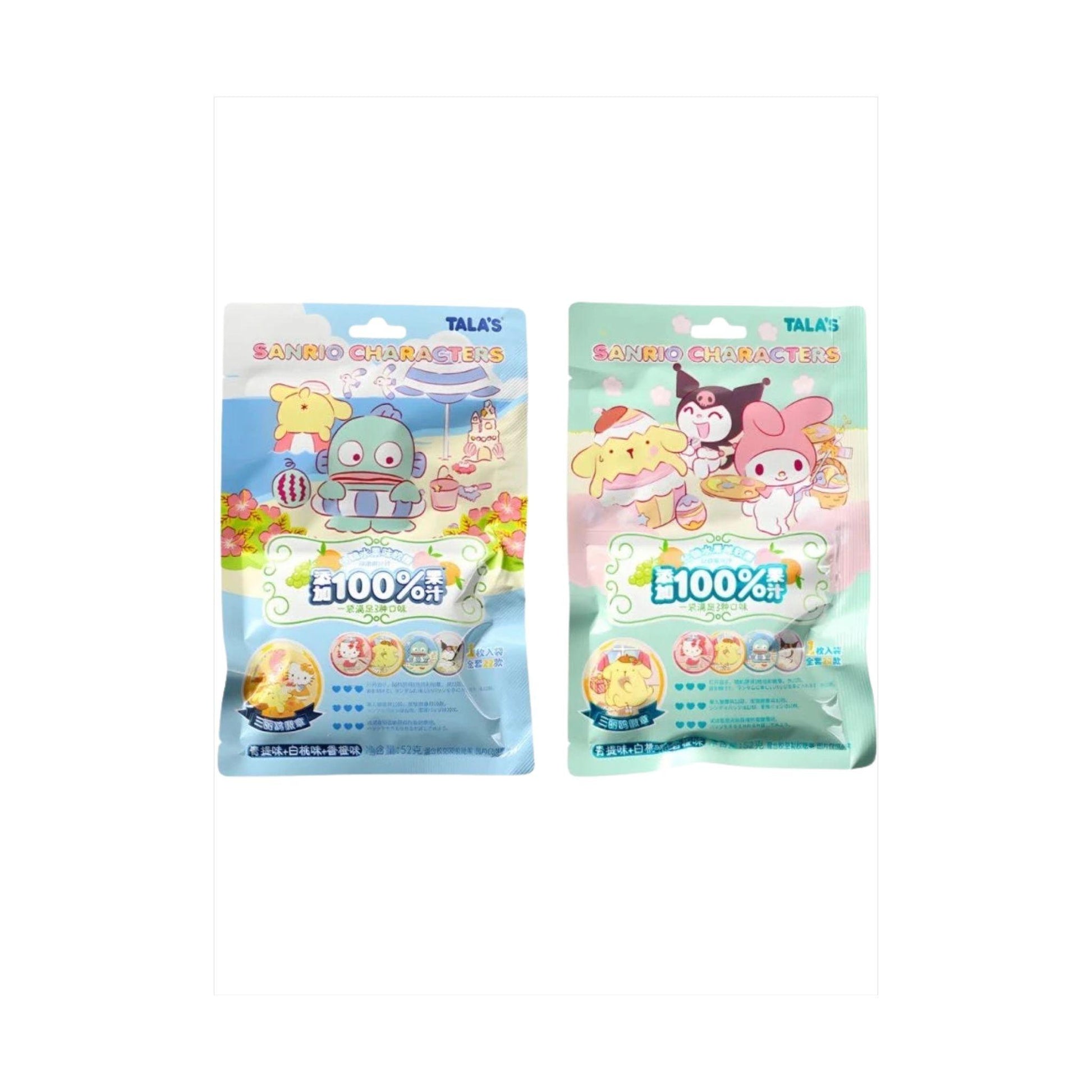 Tala's Sanrio Refeshing Fruit Juice Gummies Box Display 52g CHN