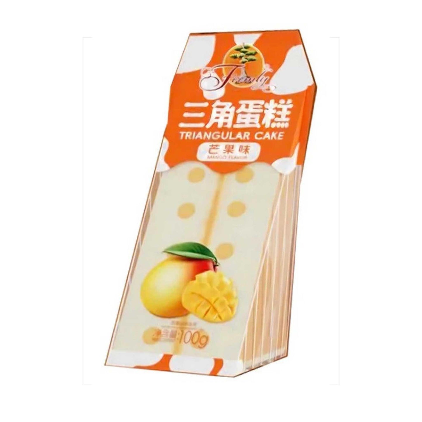 Triangular Cake Mango Flavor 100g