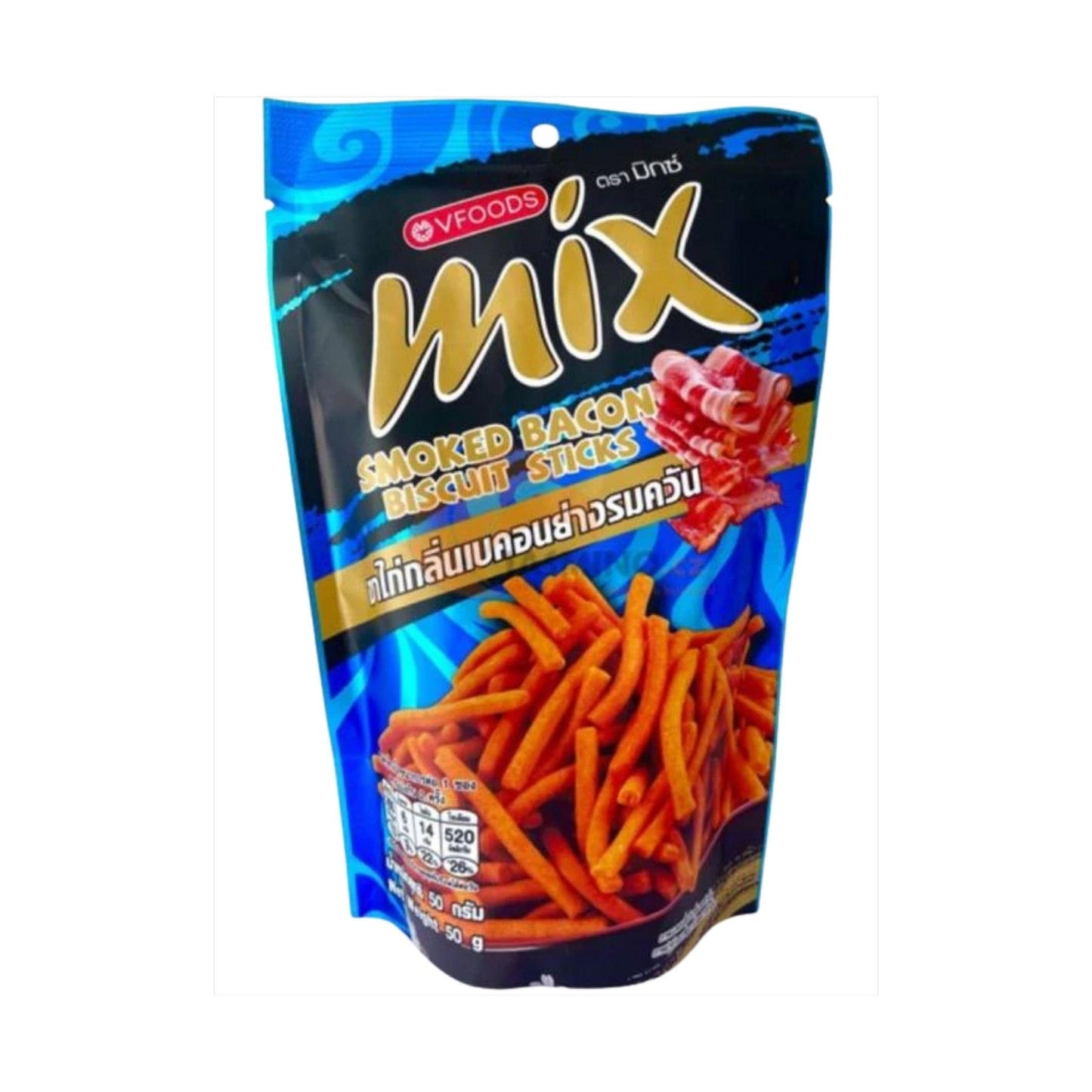 VFOODS Smoked Bacon Biscuit Sticks 50g