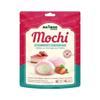 strawberry cheesecake flavour mochi (bag) 180g